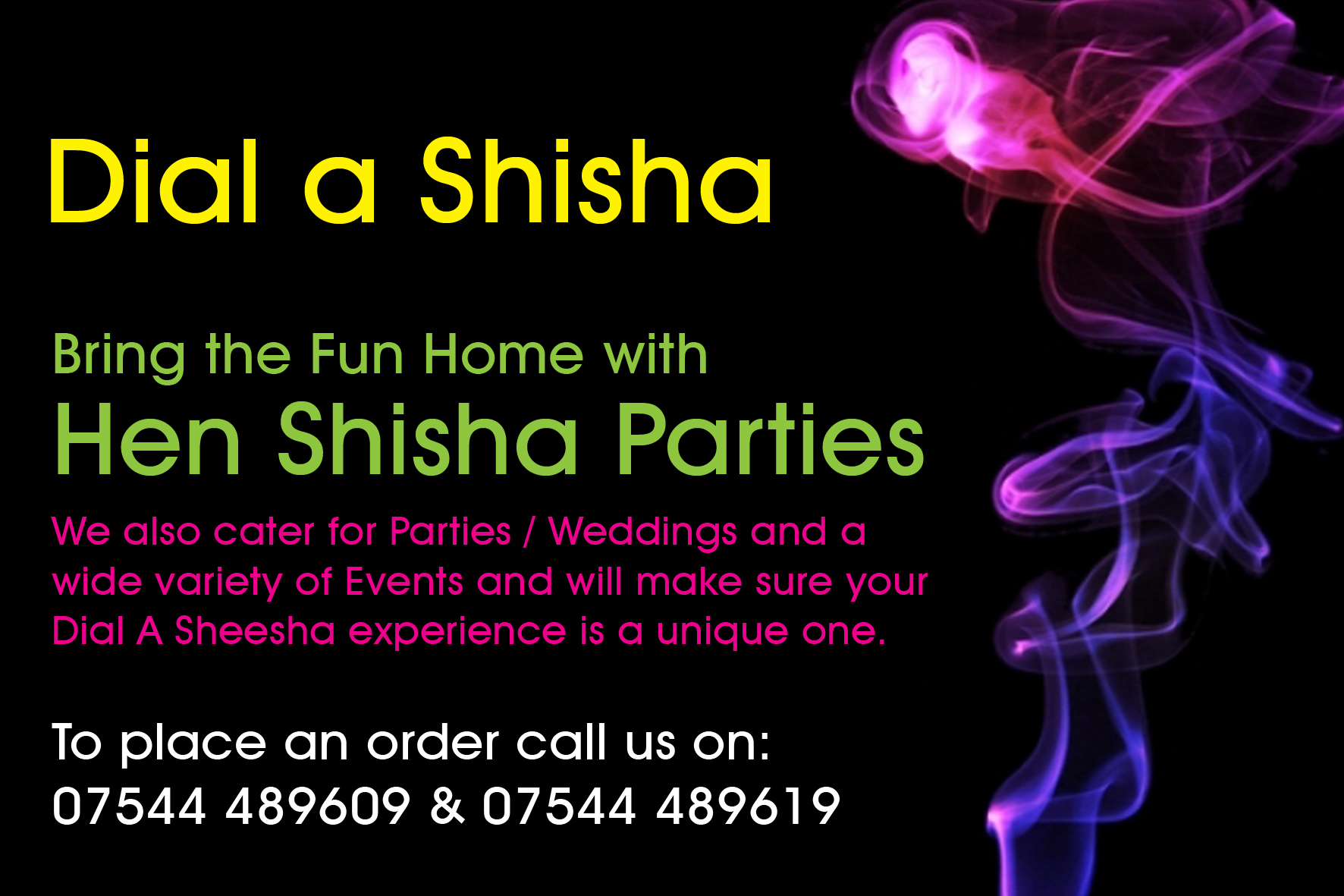 Dial a Shisha